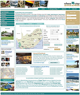 Apex Property Management on South Africa Accommodation   Feature Rich Site Providing Map Searches